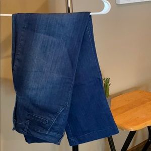Dark wash Bell Bottom denim pants